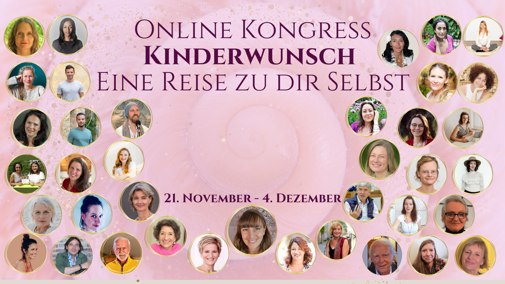 Online Kongress Kinderwunsch - Eine Reise zu dir Selbst - Gruppenbild (1)